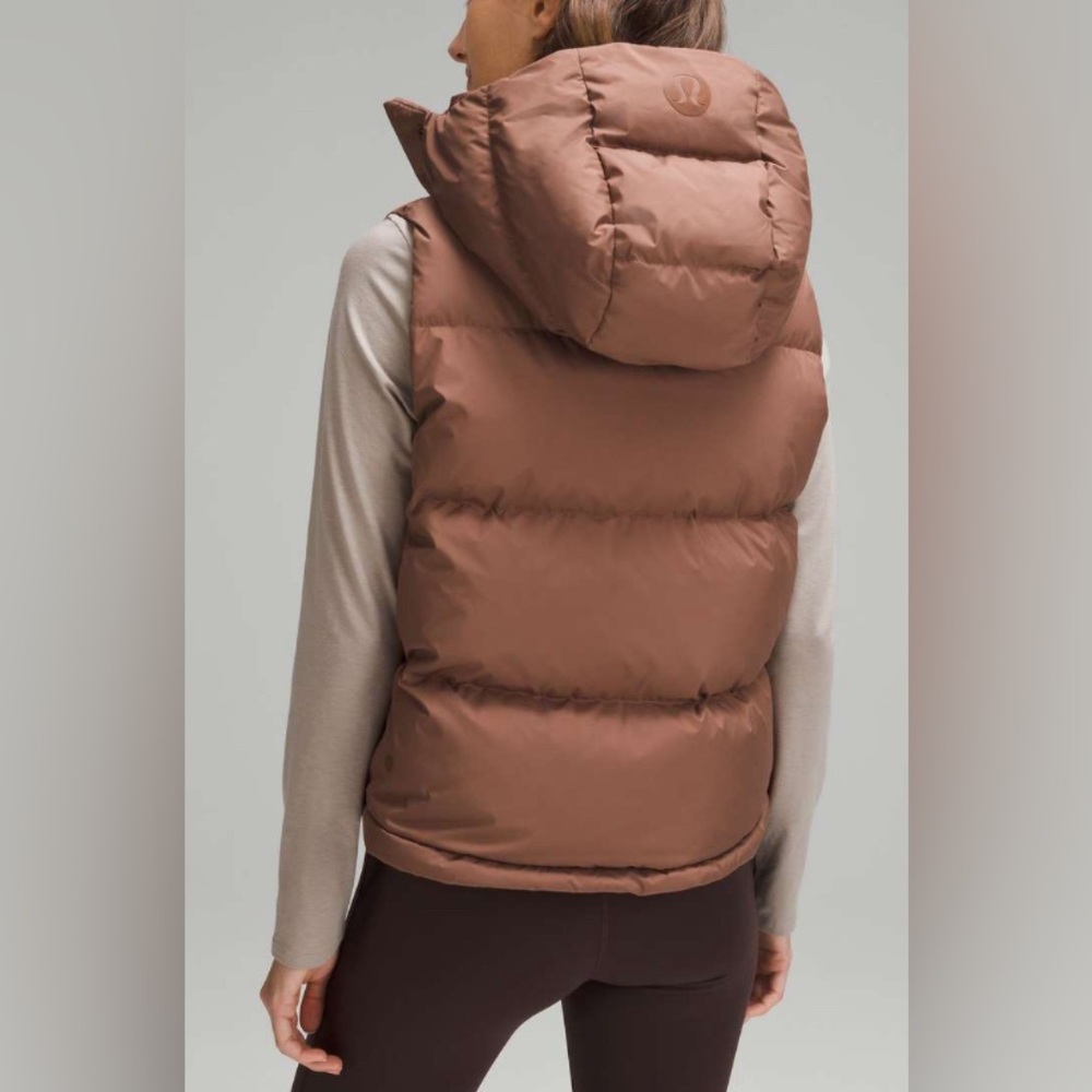 NWOT Lululemon Wunder Puff Cropped Vest Roasted Brown - Picture 2 of 10